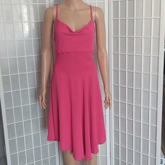 See You Monday Fit & Flare Midi Dress – Pink – Spaghetti Straps – XL - Picture 1 of 10